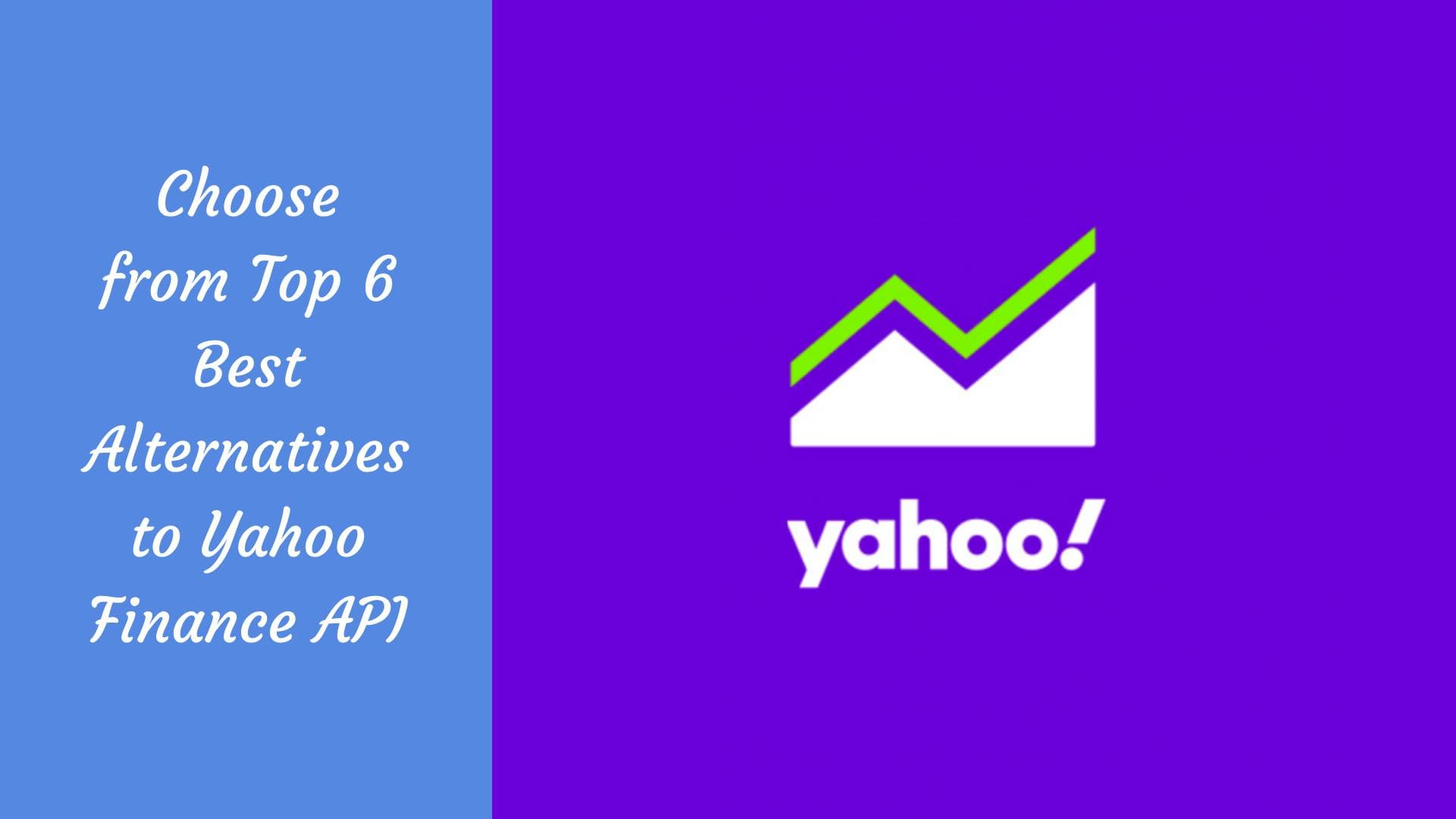 Elige entre las 6 mejores alternativas a la API de Yahoo Finance