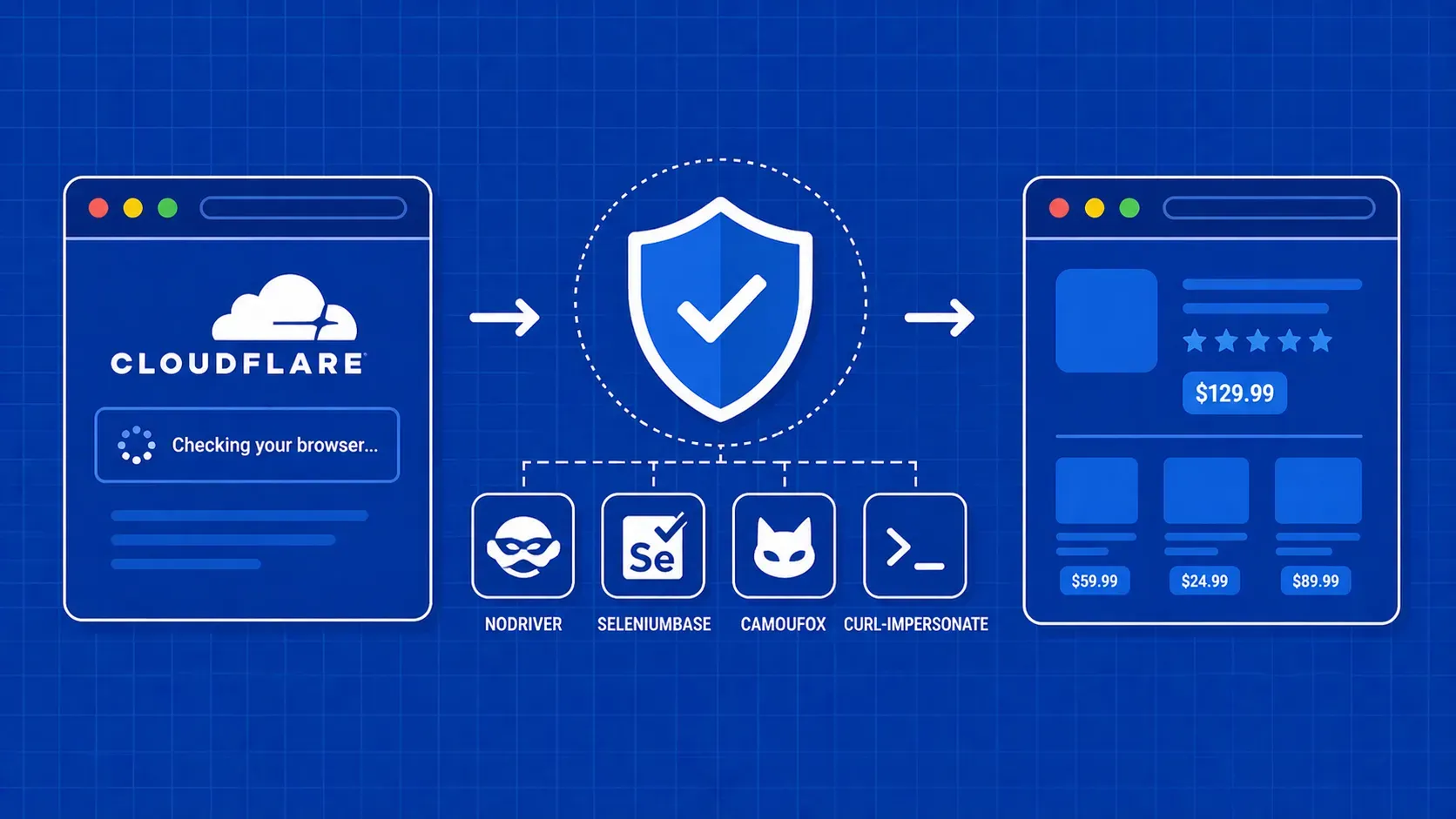 Cómo evitar Cloudflare en 2026: herramientas, código y tácticas